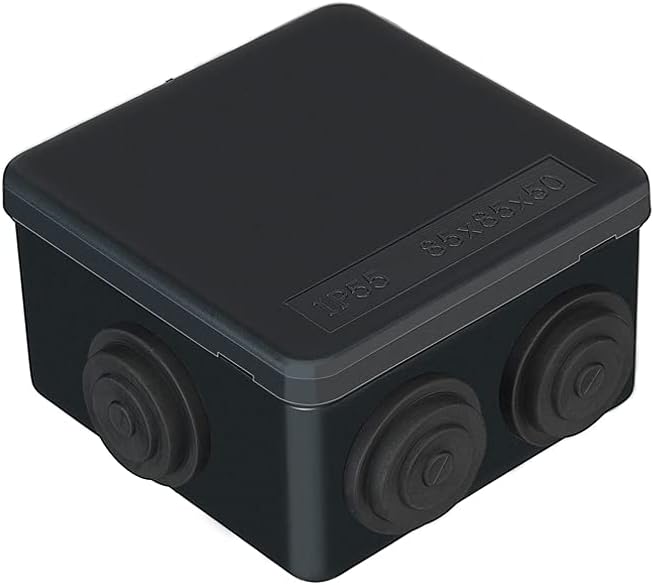 AVARTEK IP55 Waterproof Junction Box ABS Plastic Outdoor Enclosure 85x85x50mm