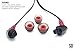 BRAINWAVZ S0 in-Ear Earbuds Noise Isolating Earphones Clearwavz Remote & Microphone Stereo Headphone Headset for iPhone iPad, iPod & Android Devices (Black)