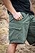 LAPG Men's Operator Elastic Waistband Tactical Shorts, Durable Ripstop Workout, Outdoor Men's Shorts, Cargo Shorts for Men