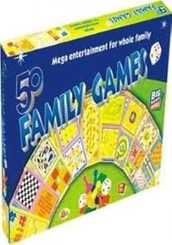 Ekta Mega Family Games Set (50 Classic Board Games in 1 Pack)