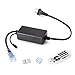 COLINKIND Power Plug Unit Remote LED 100-120V Strip Lights, RGB Multi-colored LED Strip Accessories, US Plug