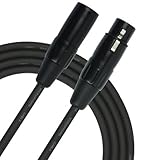 Kirlin Cable MPC-270-50/BK - 50 feet - XLR to XLR Microphone Cable Black PVC Jacket