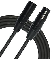Kirlin Cable MPC-270-25/BK - 25 feet - XLR Male to XLR Female Microphone Cable Black PVC Jacket
