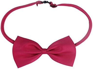 Pet Dog Cat Necktie Puppy Kitten Adjustable Collar Necktie Bow Tie Formal Bowknot Hot Pink