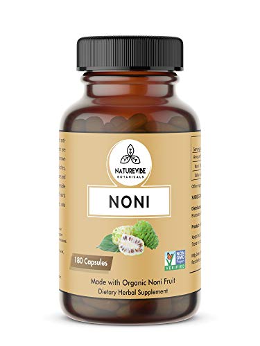 180 Capsules Organic Noni Fruit -100% Organic Noni Fruit Powder, 600mg Per Serving | Veg Capsules 180 Capsules Organic Noni Fruit -100% Organic Noni Fruit Powder, 600mg Per Serving | Veg Capsules