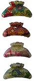 Set of 4 Large Light Weight Plastic Jaw Clip 3.75