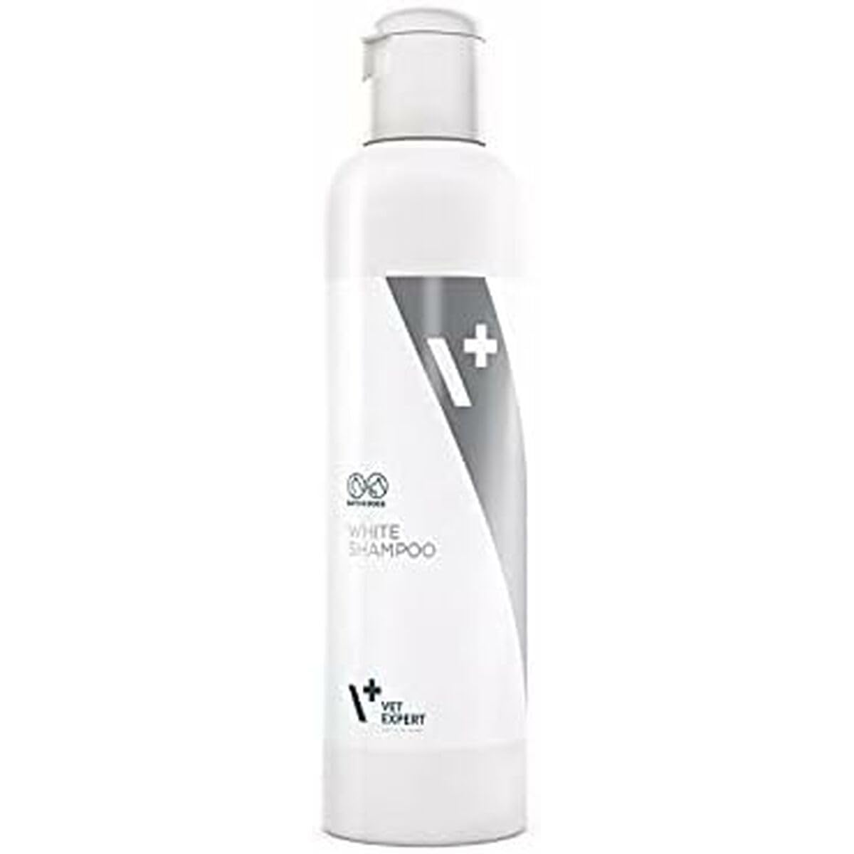 Vet Expert White Shampoo for Dogs and Cats – Enhances and Brightens White and Bright Hair with Allantoin, Panthenol, Pearl Extract, Glycerol, and Lanolin – 250ml