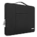 Mosiso Briefcase Bag for MacBook Air 13 Inch, Light Black