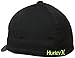 Hurley Men's One and Only Black White Hat Flex Fit