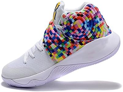 Men Kyrie 2 Colorful White Baseball Shoes Sports Shoes 8.5D(M) US=42EU