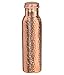 SKAVIJ 27-oz Pure Copper Joint Free Water Bottle with Lid Indian Pitcher for Ayurvedic Health Benefits