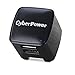 CyberPower TR12U3A Dual USB Wall Charger, 3.1 Amps (Shared), Compact Fold-Back AC Plug