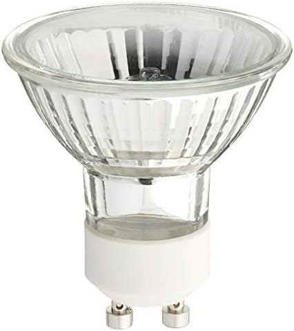 Sterl Lighting - 6 Pack, MR16 Halogen Light Bulb, 50W, 120V, 540Lm, Dimmable, Clear 2700K Warm White, Height 2.04 Inch for Track & Recessed Lighting, Scentsy Candle Warmer, GU10 Twist & Lock Base, NP5