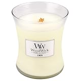 Linen - WoodWick 10oz Jar Candle Burns 100 Hours
