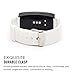 Moretek Classic Replacement Band for Samsung Gear Fit2 & Fit 2 Pro Tracker (White)