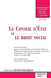 Le  Conseil d'État et le droit social