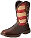Durango Men's Patriotic Pull-On Western Flag Boots Brown