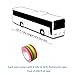 Glow Party UV Blacklight Reactive 200 ft. Total - Great Value - Fluorescent Neon Tape 1/2 in x 50 ft - (4 Pack - Pink, Green, Yellow, Orange - Matte Finish)