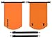MARCHWAY Floating Waterproof Dry Bag 5L/10L/20L/30L, Roll Top Dry Sack for Kayaking, Rafting, Boating, Swimming, Camping, Hiking, Beach, Fishing, Skiing, Snowboarding (Deep Orange, 20L)