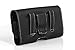 Large Oversize Leather Horizontal Samsung Galaxy S3, S4 & HTC One Smart Phone Case Pouch Holster & Magnetic closure 5.75x3x0.75