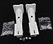 Camera Mounting Bracket, Auto Rover Universal Waterproof Alloy Rotary Bracket Wall Ceiling Mount Housing CCTV Security Surveillance Indoor Outdoor Camera Mounting Bracket, Pack of 2(White)