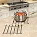 Spectrum Euro Square Trivet Size: (1/2" H x 7" W x 7-3/4"D) - #50778 - Color: Satin Nickel - 2 Count