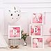 4pcs/Set DIY Transparent Box Latex Balloon Baby Blocks for Boy Girl Baby Shower Wedding Birthday Party Decoration Backdrop