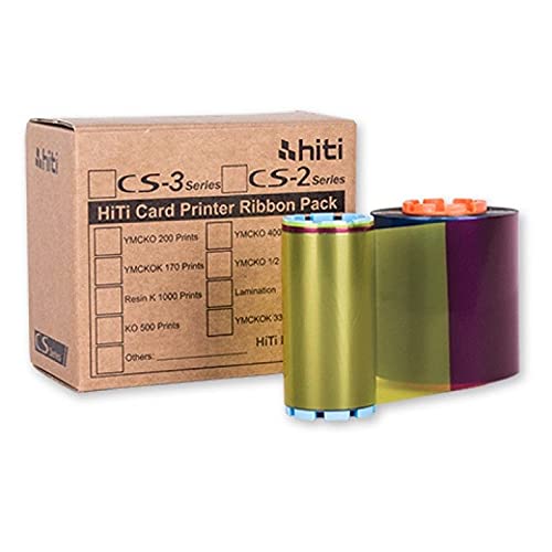 Hit 400 Print YMCKO Colour Ribbon for Hiti CS200e Printer - Hiti 400YMCKO
