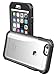 iPhone 6s Plus Case, roocase [Glacier TOUGH] iPhone 6 Plus (5.5-inch) Hybrid Scratch Resistant Clear PC / TPU Armor Full Body Protection Case Cover with Built-in Screen Protector for Apple iPhone 6 Plus, Granite Black