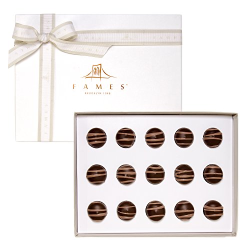 Fames Assorted Chocolate Gift Box – Handcrafted Deluxe Chocolates – Kosher Pareve (Coffee Cream Chocolate)