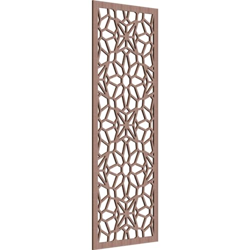 Lock Haven Decorative Pierced Fretwork Wood Wall Panels, 25 3/8"W x 64 3/8"H x…