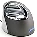 Evoluent Vertical Mouse 4 Right Hand (VM4R) - Ergonomic USB Wired Mouse for Laptop and PC with Jestik Microfiber Cloth (Regular Size) Black