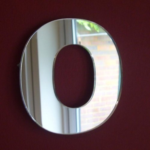 Super Cool Creations Upper Case Letter O Mirror 40cm