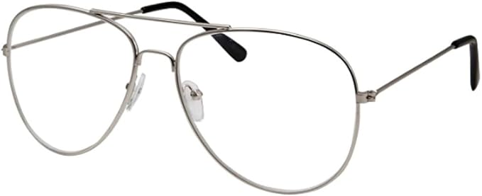 gafas aviador transparentes