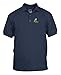 Speedy Pros Seabees Military Embroidery Embroidered Unisex Adult Golf Polo Shirt Navy Medium