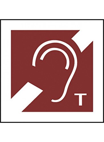 Caledonia Signs 56104 Braille Hearing Loop Symbol