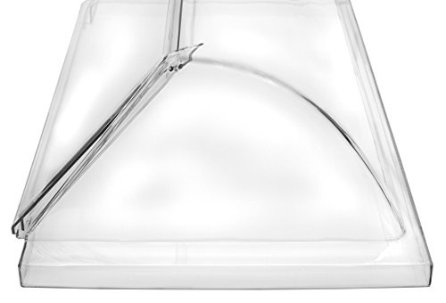 Concession Land - Clear Plexiglass Hot Dog Roller Grill Cover