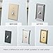 Franklin Brass Paisley Wall Plate, Brushed Satin Pewter Single Decorator Switch Cover, 1-Pack, 64046