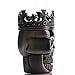 3 Piece Cool Skull Metal Spice Grinder, 3 Inch Small Pocket Herb Grinder Tool with Compact Sharp Teeth, Durable and Useful Easy to Clean