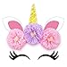 Unicorn Backdrop Party Supplies Decorations - Paper Tissue Flower Decor