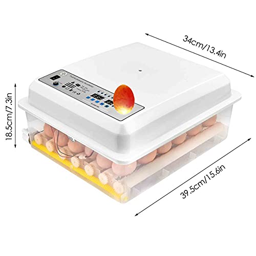Inkubator Vollautomatisch Brutmaschine 16 Eier, Mit LED Temperaturanzeige Und Automatischer Eierbrutkasten, Für Hühner… – Bild 5