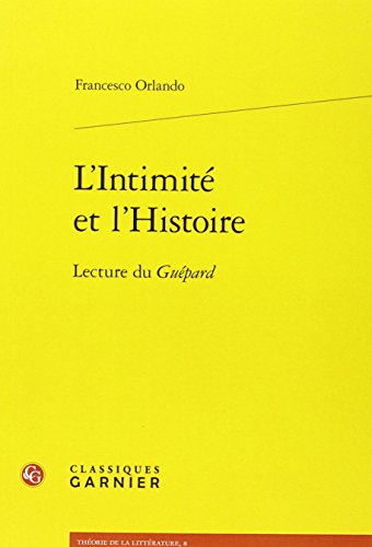 L' intimité et l'histoire