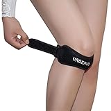 Knee Patella Support Strap Pack Of 2 - Kneecap Stabilizer That Offers Excellent Compression & Pain Relief - For Basketball, Hiking, Running, Volleyball, Squatting & Weightlifting Athletes