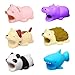 KIMCOME Cute Animal Bites Cable Protector 6 Pack, Charging Cable Buddies for iPhone iPad Cords Protection