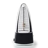 Mugig Mechanical Metronome High Accuracy with Audible Click and Bell Ring(Black)