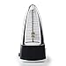 Mugig Mechanical Metronome High Accuracy with Audible Click and Bell Ring(Black)