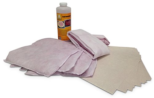 Absorbent Specialty Products ACIDPAD10 Acid Neutralizer Pad, Purple