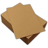 50 EcoSwift 5x7 Chipboard Cardboard Craft Scrapbook Material Scrapbooking Packaging Sheets Shipping Pads Inserts 5 inch x 7 inch Chip Board