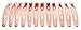 L. Erickson Oblong Metal Cliq Claq Clip & Go 12-Pack - Rose Gold