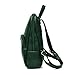 Nevenka Backpack Purse for Women Casual Shoulder Bag PU Leather Zipper Closure Adjustable Strap (Green)